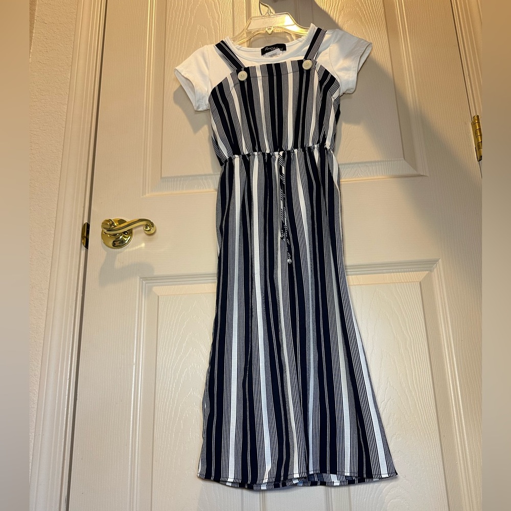 Top & romper set size 8 girls